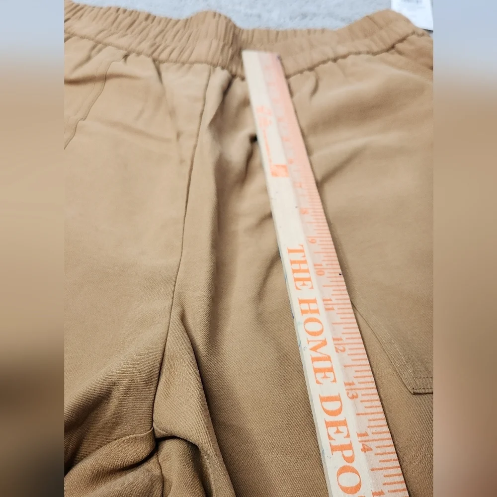 Women's High-Rise Ankle Cargo Pants - A New Day Tan XXL - Picture 13 of 14